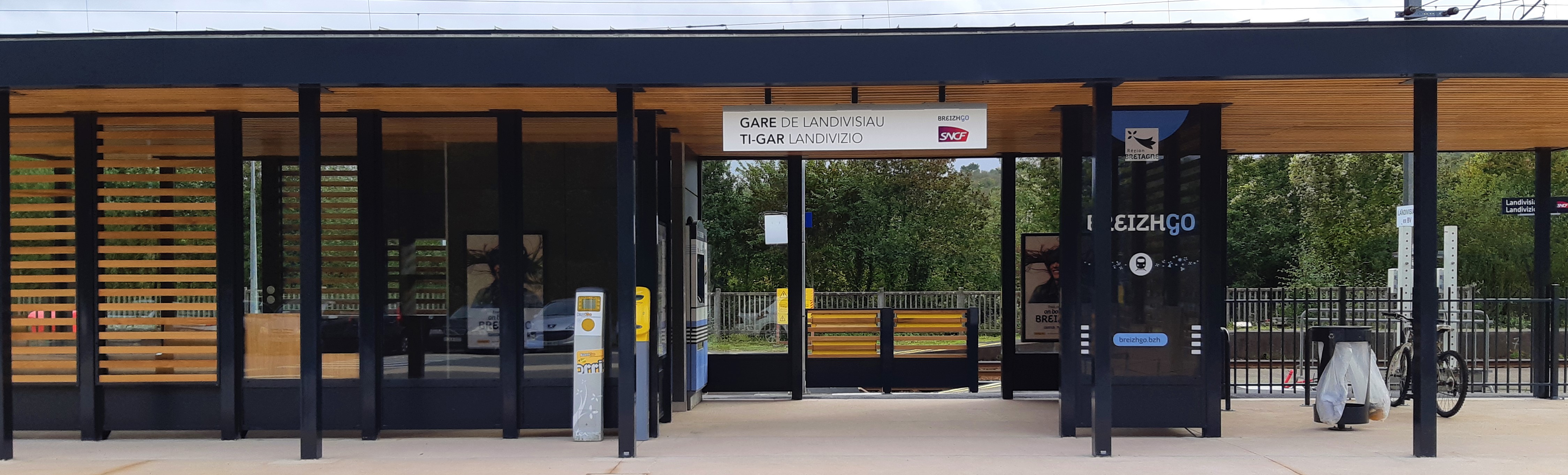 La nouvelle gare de Landivisiau